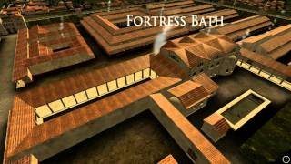 Animation of ancient Roman Fort in Caerleon Wales [upl. by Harak]