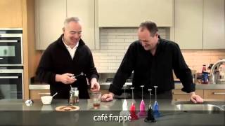 How to make a frappé coffee using an aerolatte milk frother [upl. by Nayra]