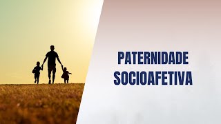 Paternidade socioafetiva [upl. by Mosora313]