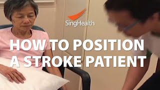 How To Position A Stroke Patient [upl. by Sharla]