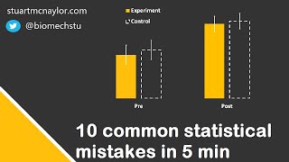 Ten Statistical Mistakes in 5 Min [upl. by Yecaj]