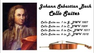 Johann Sebastian Bach  Cello suites in 432 Hz great for reading or studying [upl. by Sherard60]