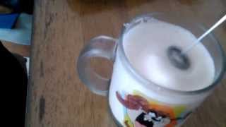 Aerolatte Review Frothing Cold Milk In Under 1 Minute [upl. by Isied513]